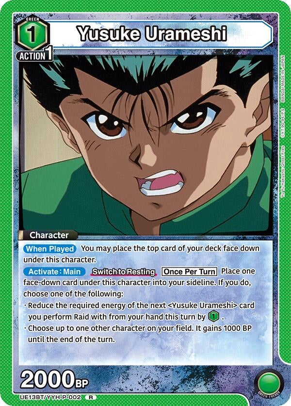 Image for Yusuke Urameshi (002) (UE13BT/YYH-P-002) (UE13BT: Yu Yu Hakusho: Ghost Files) (UE13BT) - Union Arena