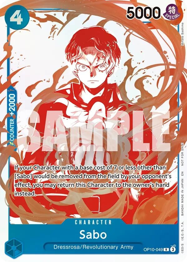 Sabo - OP10-049 (3rd Anniversary Treasure Campaign Pack) (OP10-049) (One Piece Promotion Cards)