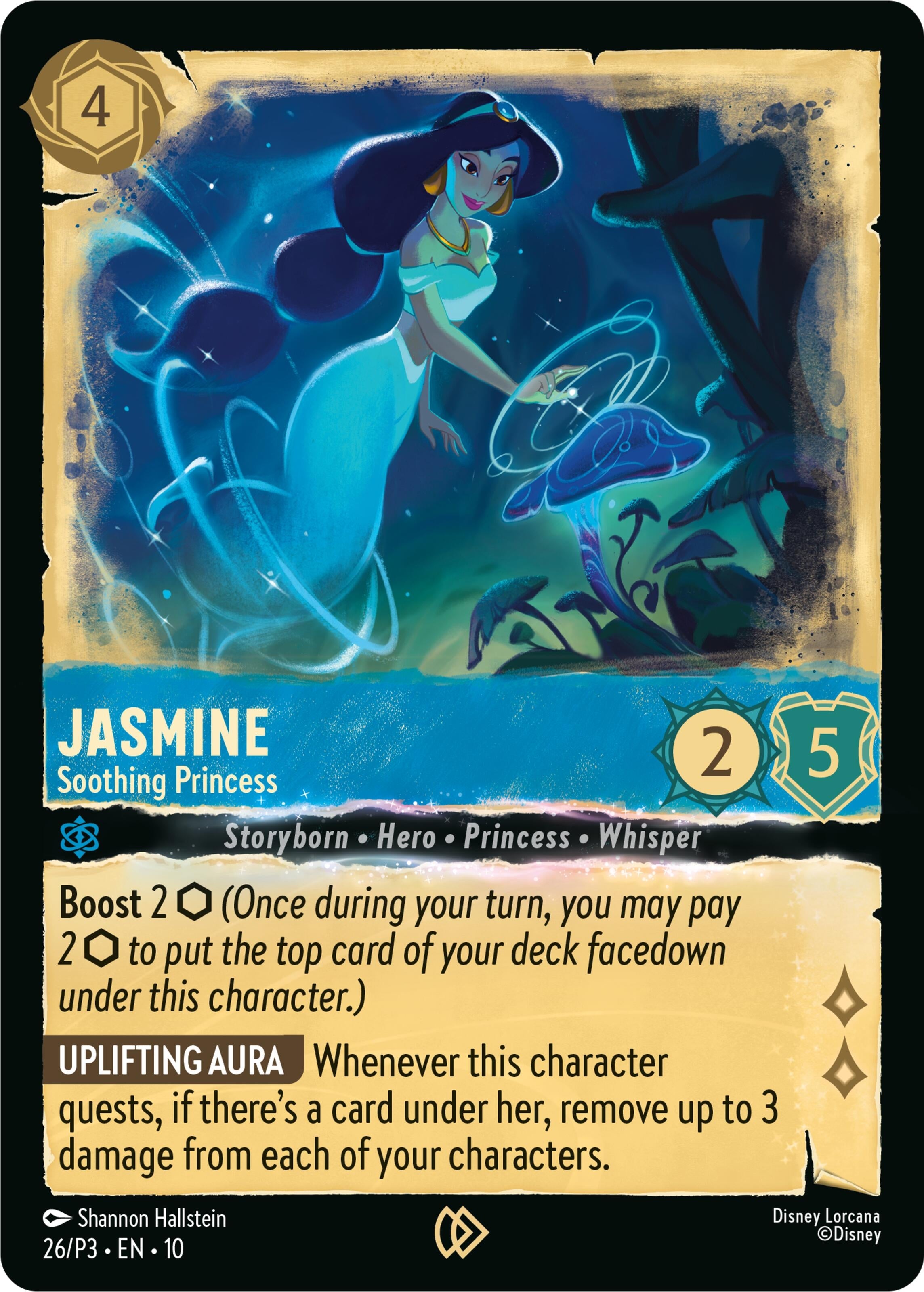 Image for Jasmine - Soothing Princess (26) (Disney Lorcana Promo Cards) (DLPC) - Disney Lorcana