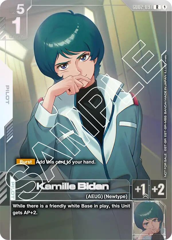 Image for Kamille Bidan (Newtype Challenge 2025 Mission 2) (GD02-097) (Gundam Promotional Cards) (GCG-PR) - Gundam Card Game