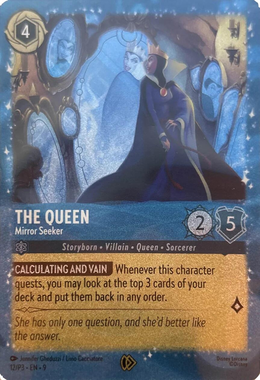 Image for The Queen - Mirror Seeker (12) (Disney Lorcana Promo Cards) (DLPC) - Disney Lorcana