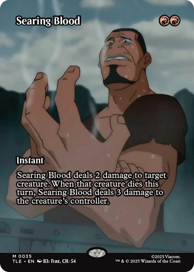 Searing Blood (Borderless) (35) (Avatar: The Last Airbender: Eternal-Legal)