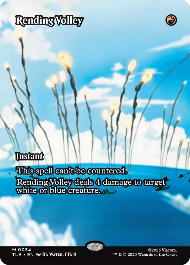Rending Volley (Borderless) (34) (Avatar: The Last Airbender: Eternal-Legal)