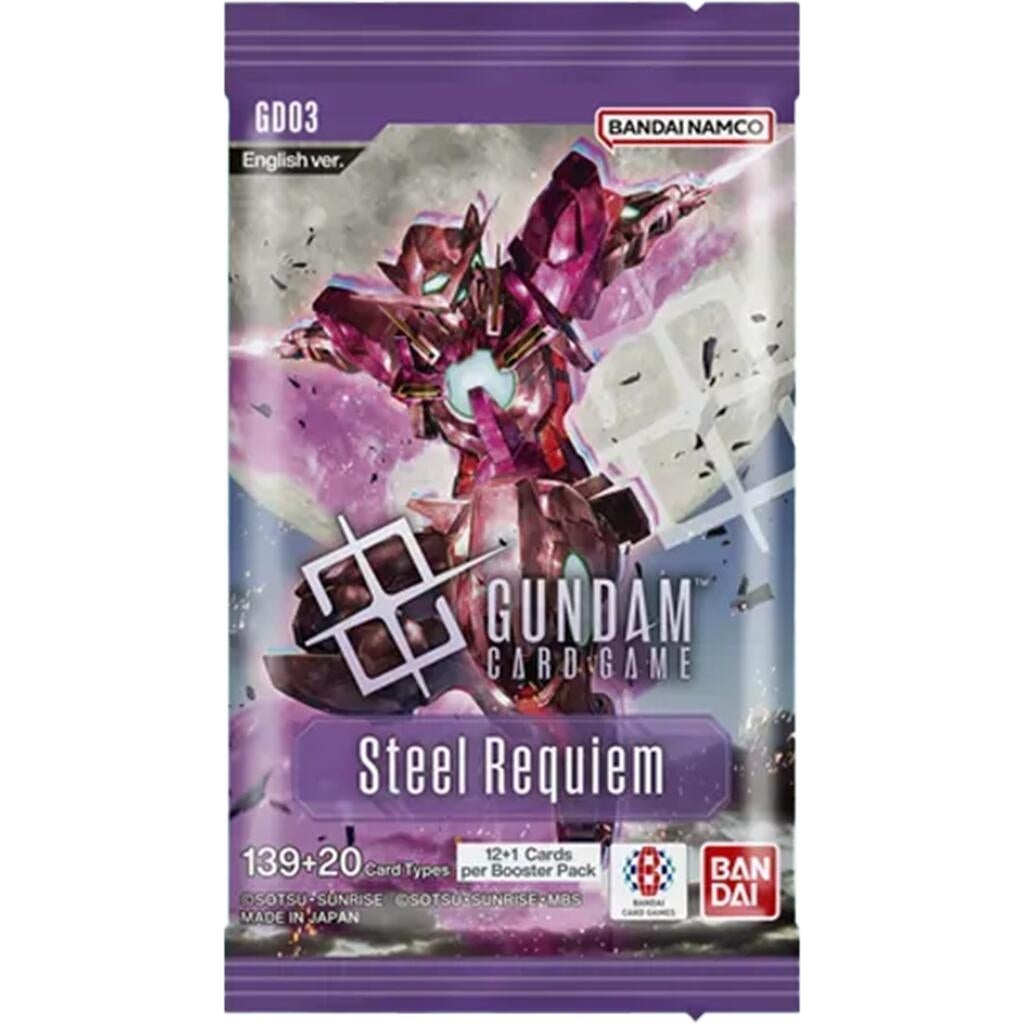 Image for Steel Requiem Booster Pack - Gundam Card Game