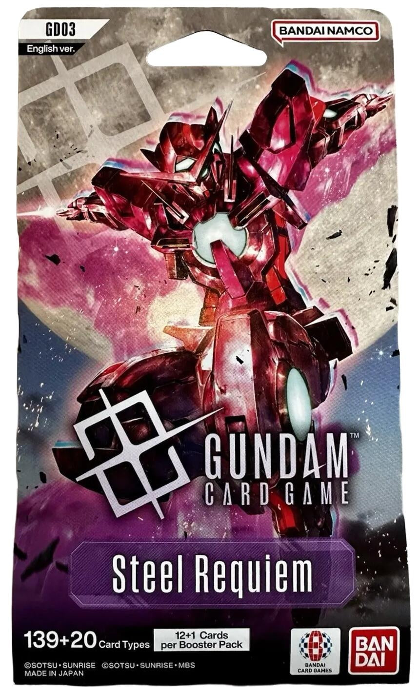 Image for Steel Requiem Sleeved Booster Pack - Gundam Card Game