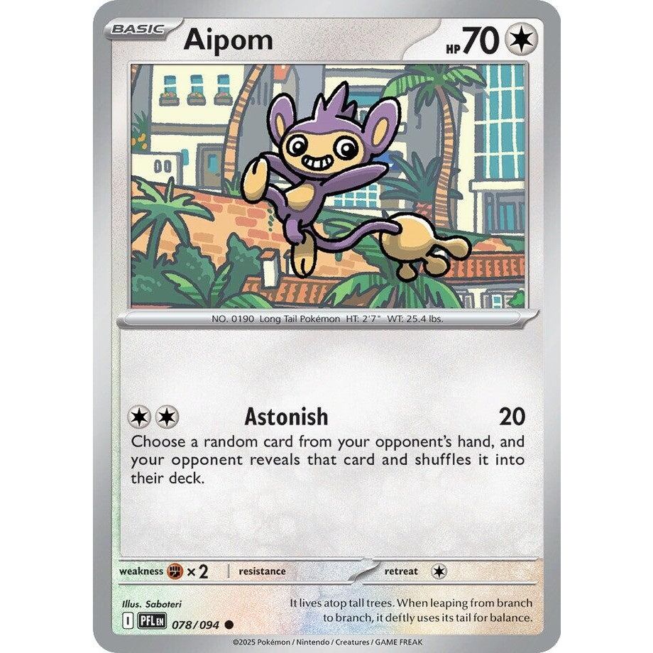 Image for Aipom (078/094) (ME02: Phantasmal Flames) - Pokemon