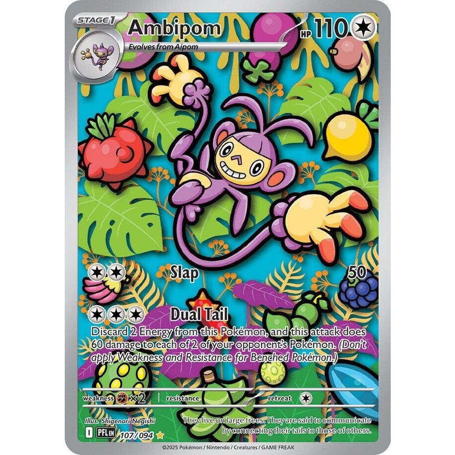 Image for Ambipom (107/094) (ME02: Phantasmal Flames) - Pokemon