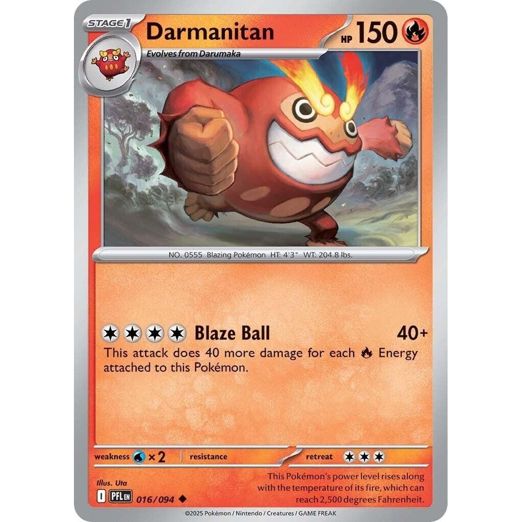 Image for Darmanitan (016/094) (ME02: Phantasmal Flames) - Pokemon