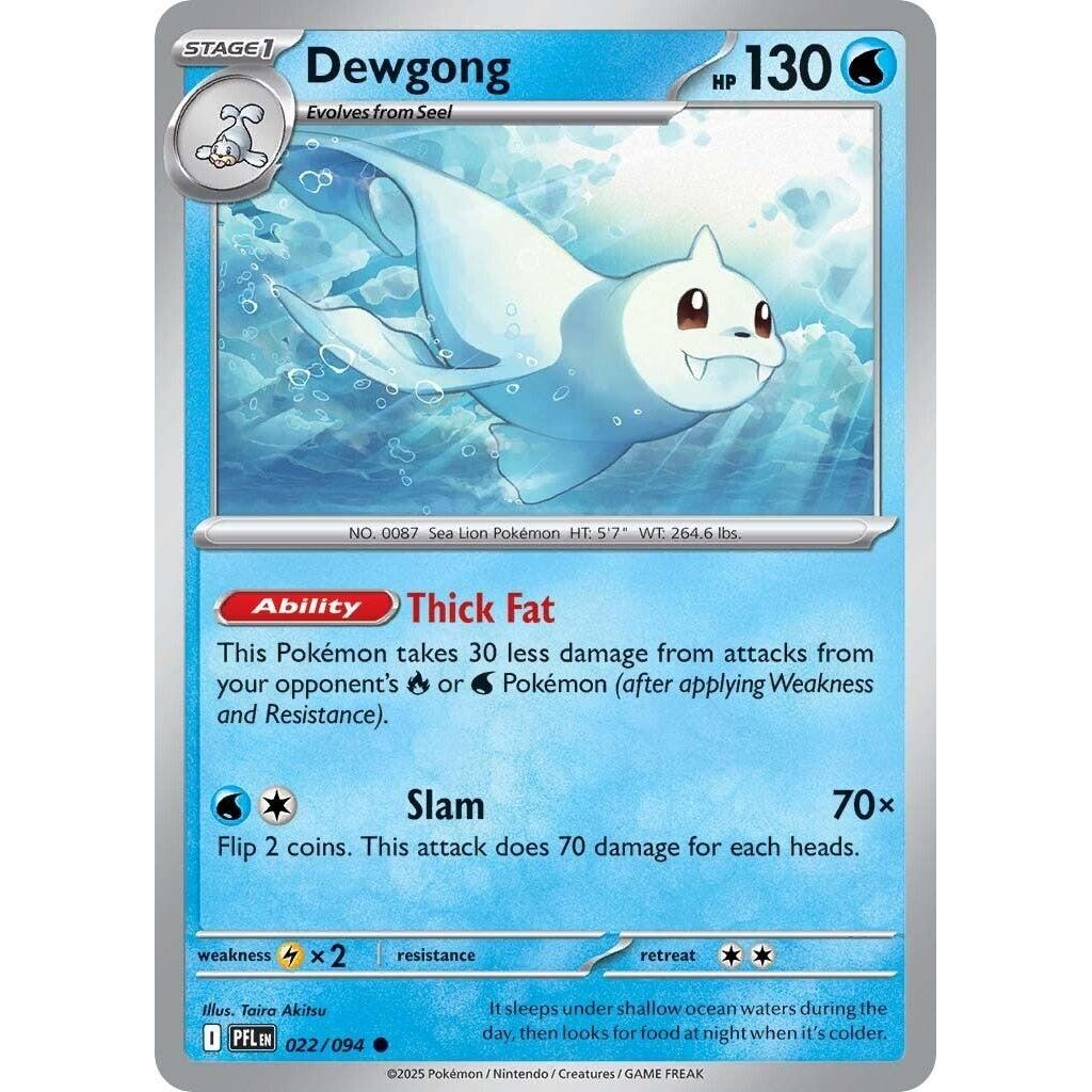 Image for Dewgong (022/094) (ME02: Phantasmal Flames) - Pokemon