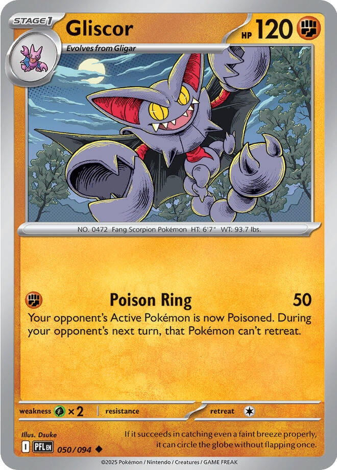 Image for Gliscor (050/094) (ME02: Phantasmal Flames) - Pokemon