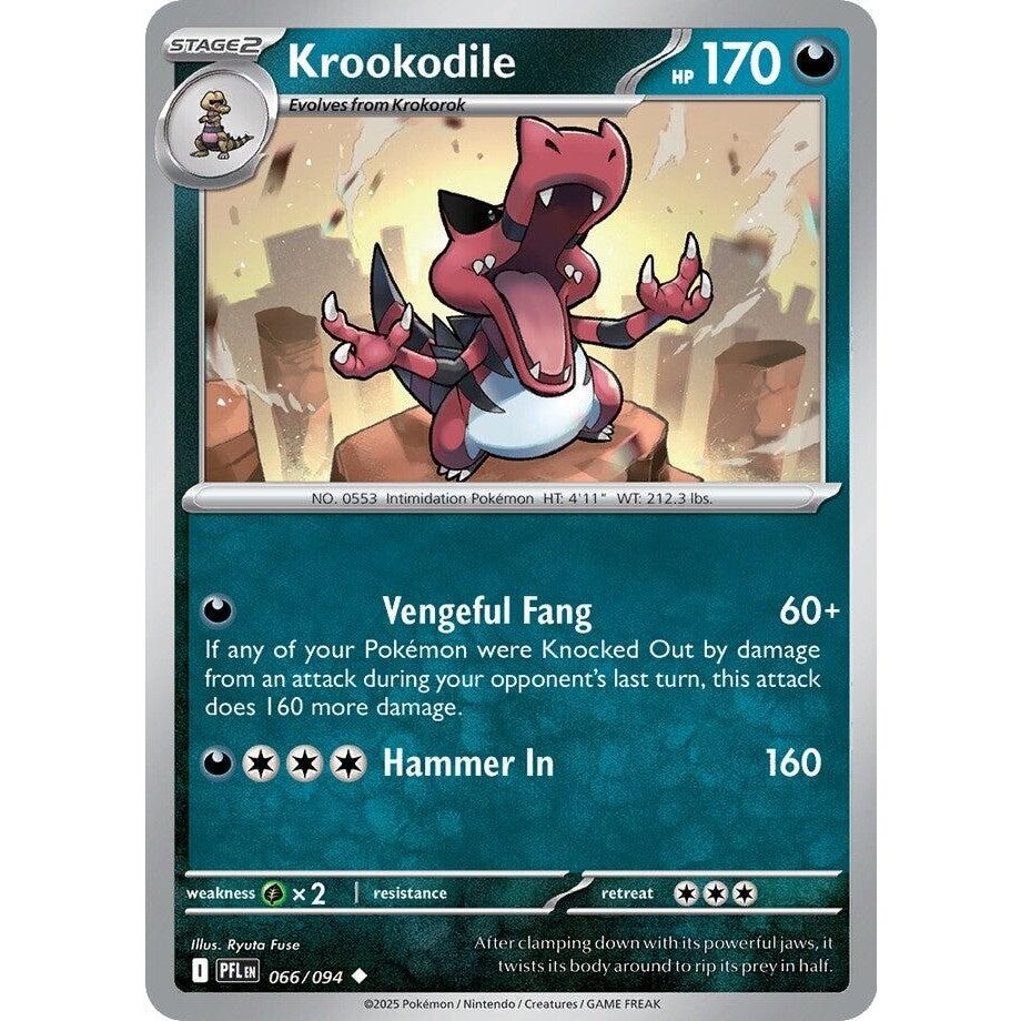 Image for Krookodile (066/094) (ME02: Phantasmal Flames) - Pokemon