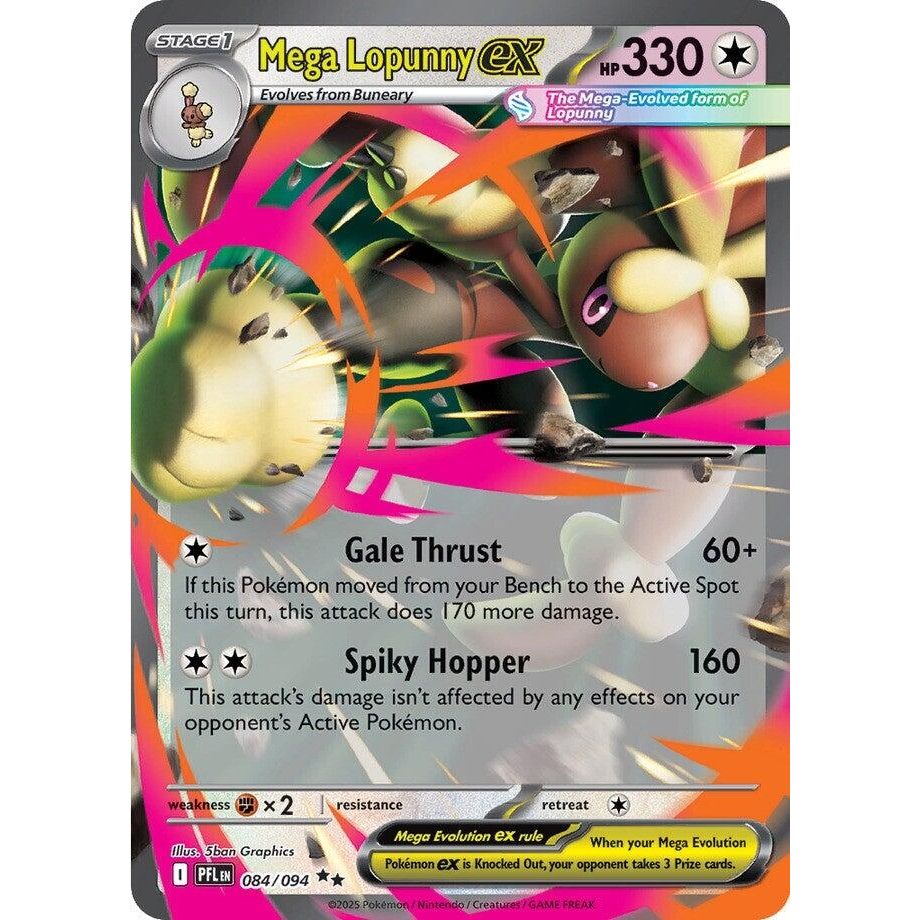 Image for Mega Lopunny ex (084/094) (ME02: Phantasmal Flames) - Pokemon