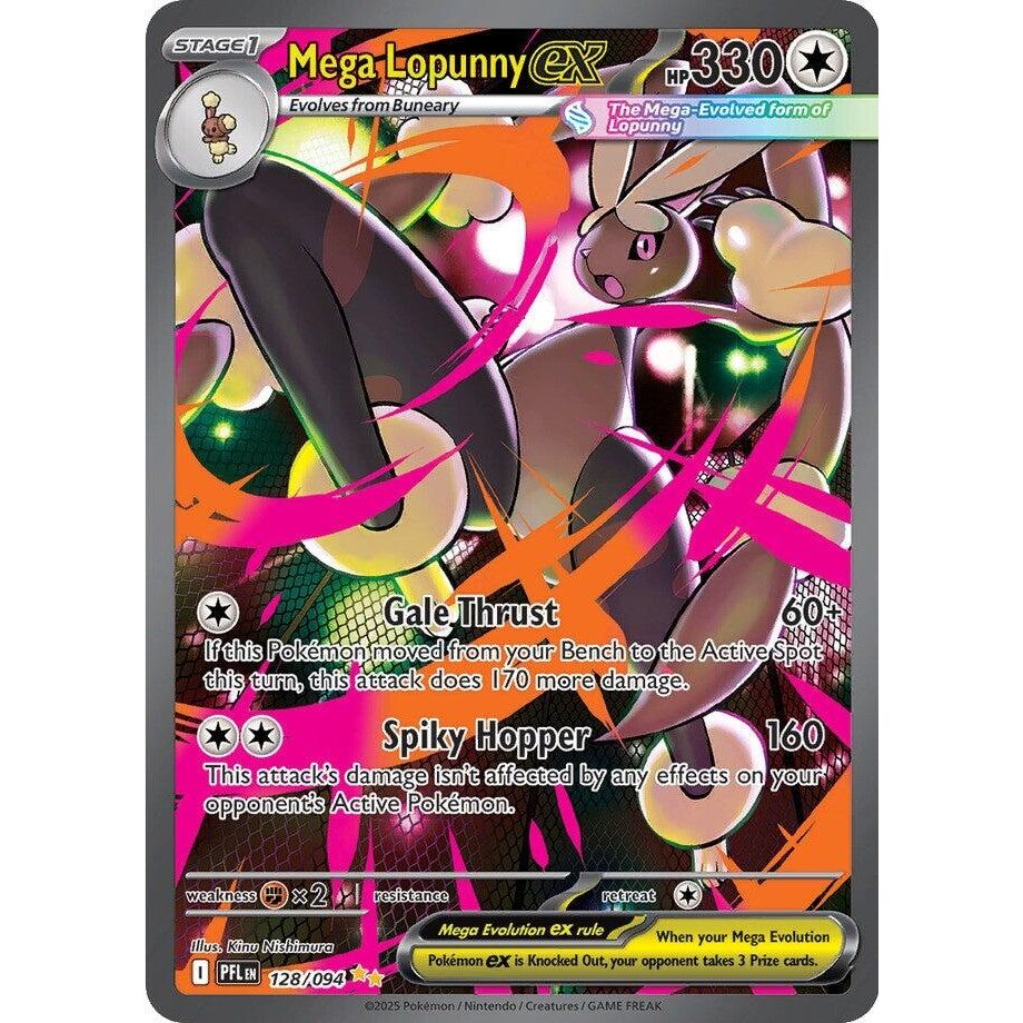 Image for Mega Lopunny ex (128/094) (ME02: Phantasmal Flames) - Pokemon
