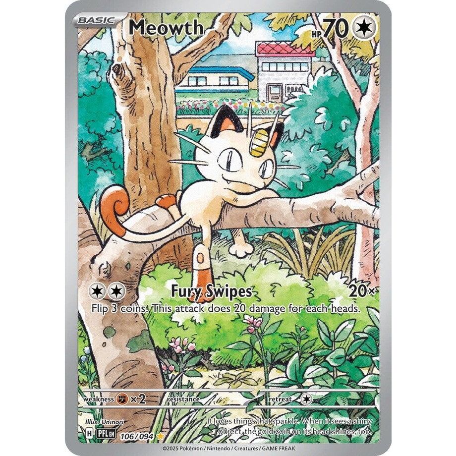 Image for Meowth (106/094) (ME02: Phantasmal Flames) - Pokemon
