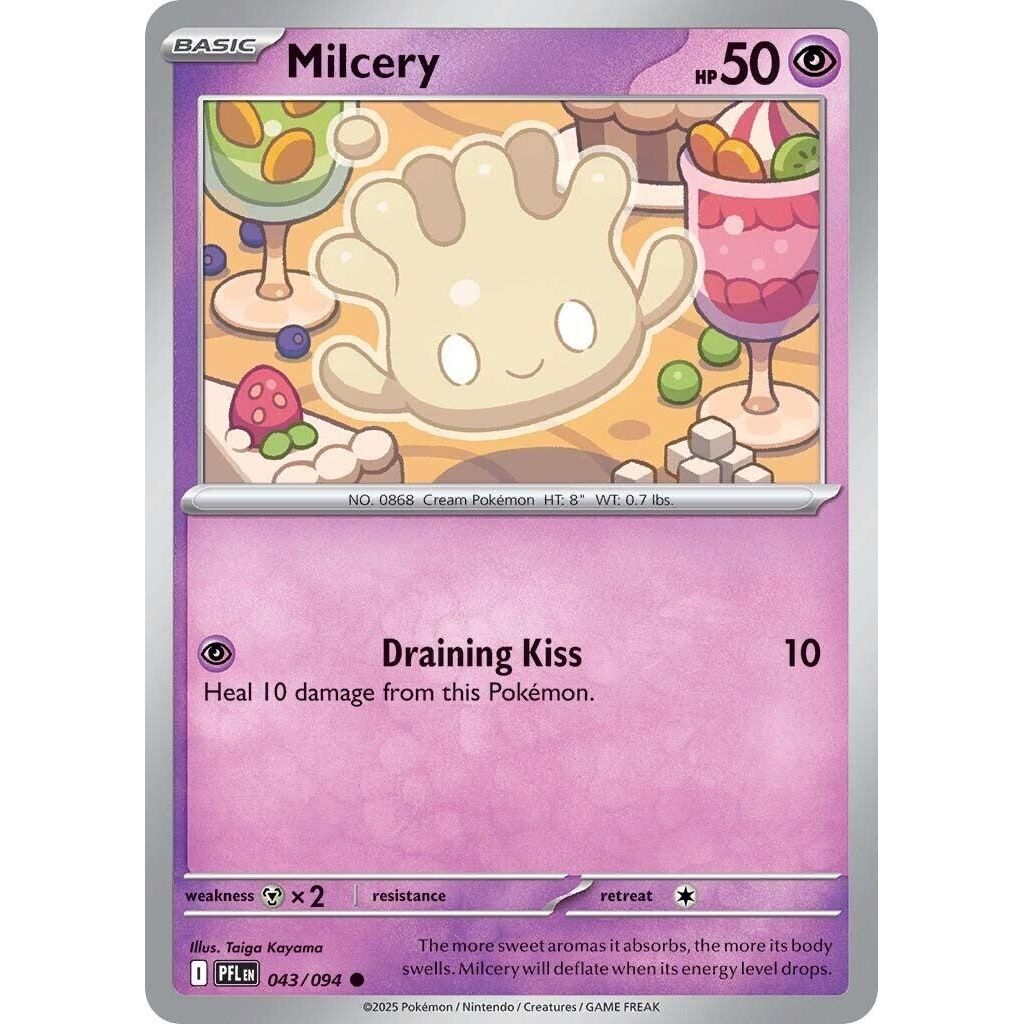 Image for Milcery (043/094) (ME02: Phantasmal Flames) - Pokemon