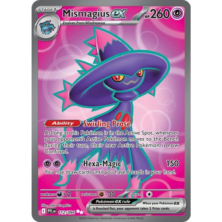 Image for Mismagius ex (112/094) (ME02: Phantasmal Flames) - Pokemon