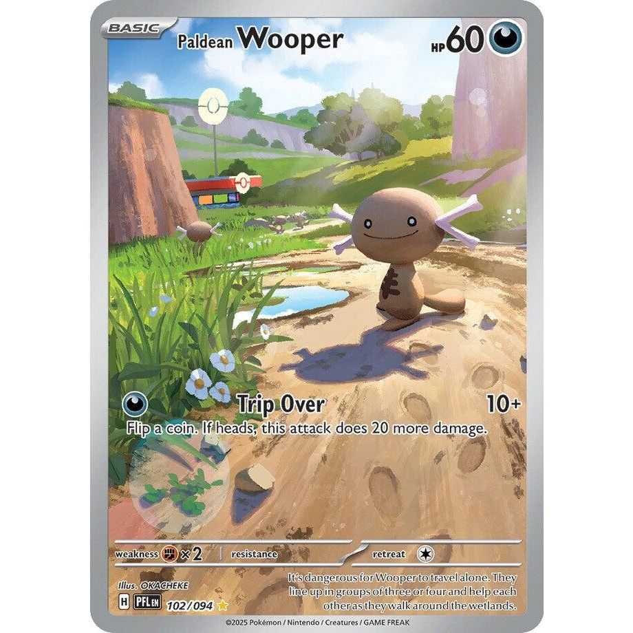 Image for Paldean Wooper (102/094) (ME02: Phantasmal Flames) - Pokemon