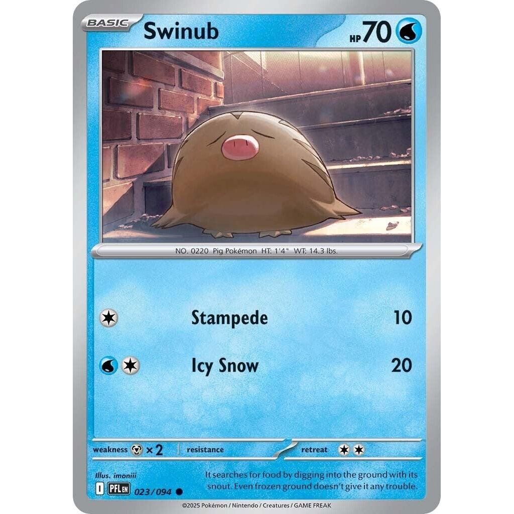 Image for Swinub (023/094) (ME02: Phantasmal Flames) - Pokemon