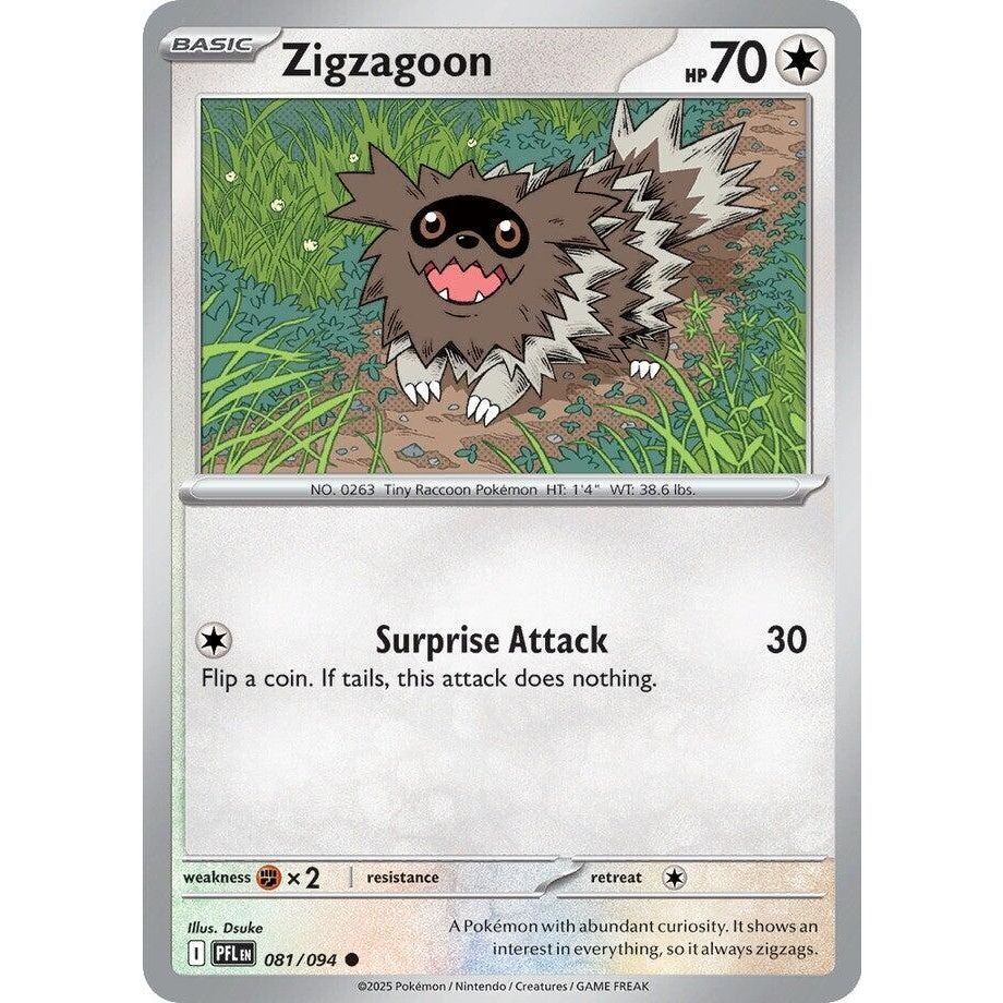 Image for Zigzagoon (081/094) (ME02: Phantasmal Flames) - Pokemon