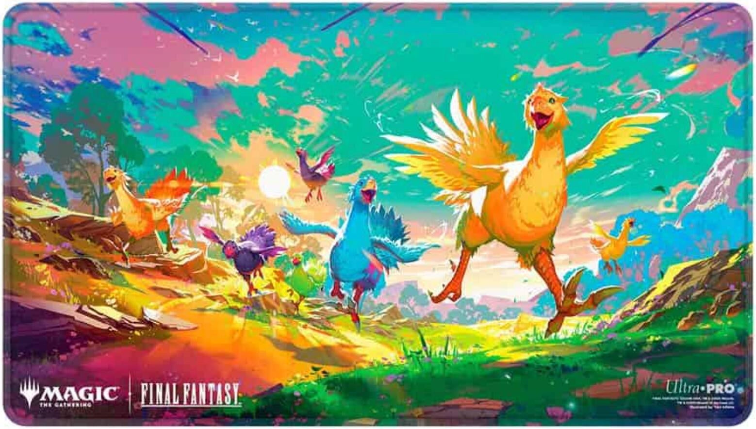 Image for FINAL FANTASY Playmat for Magic: The Gathering - Running Chocobos - Playmats