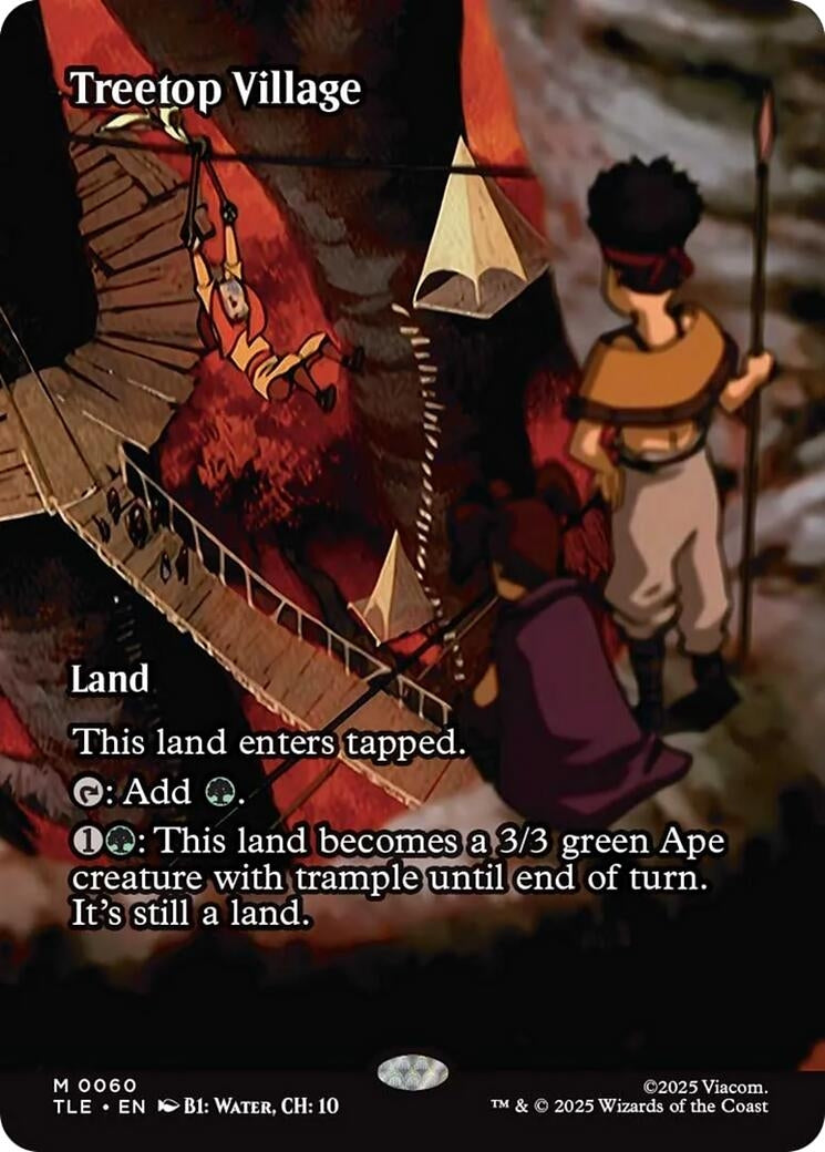 Treetop Village (Borderless) (60) (Avatar: The Last Airbender: Eternal-Legal)