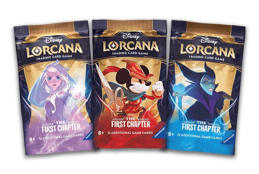 Image for Disney Lorcana: The First Chapter Booster Pack Art Bundle [Set of 3] - Disney Lorcana