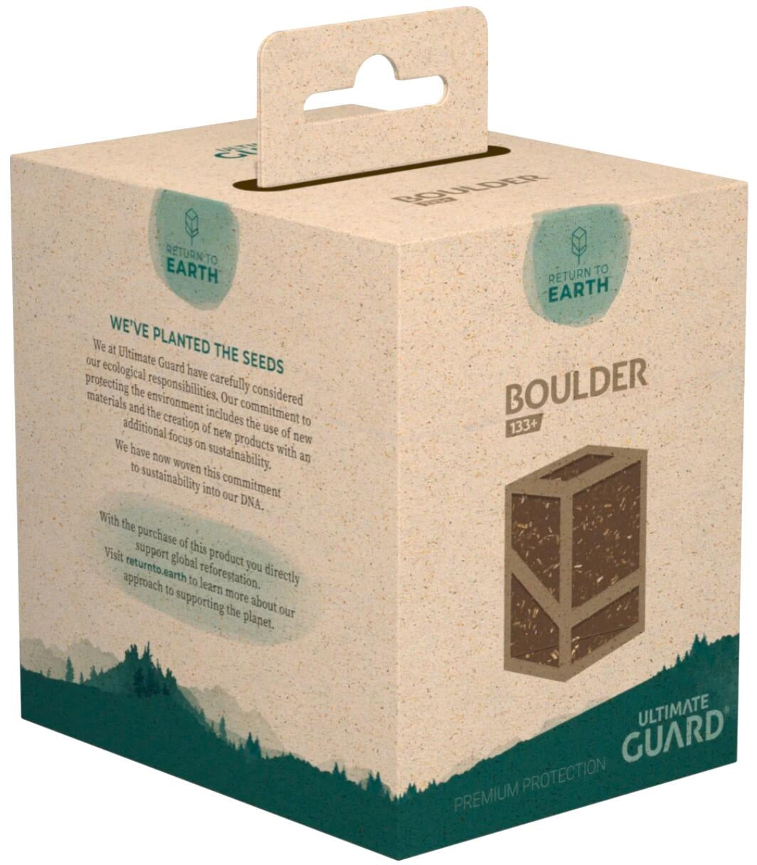 Image for Return to Earth Boulder Deck Case Brown (133+) - Deck Boxes