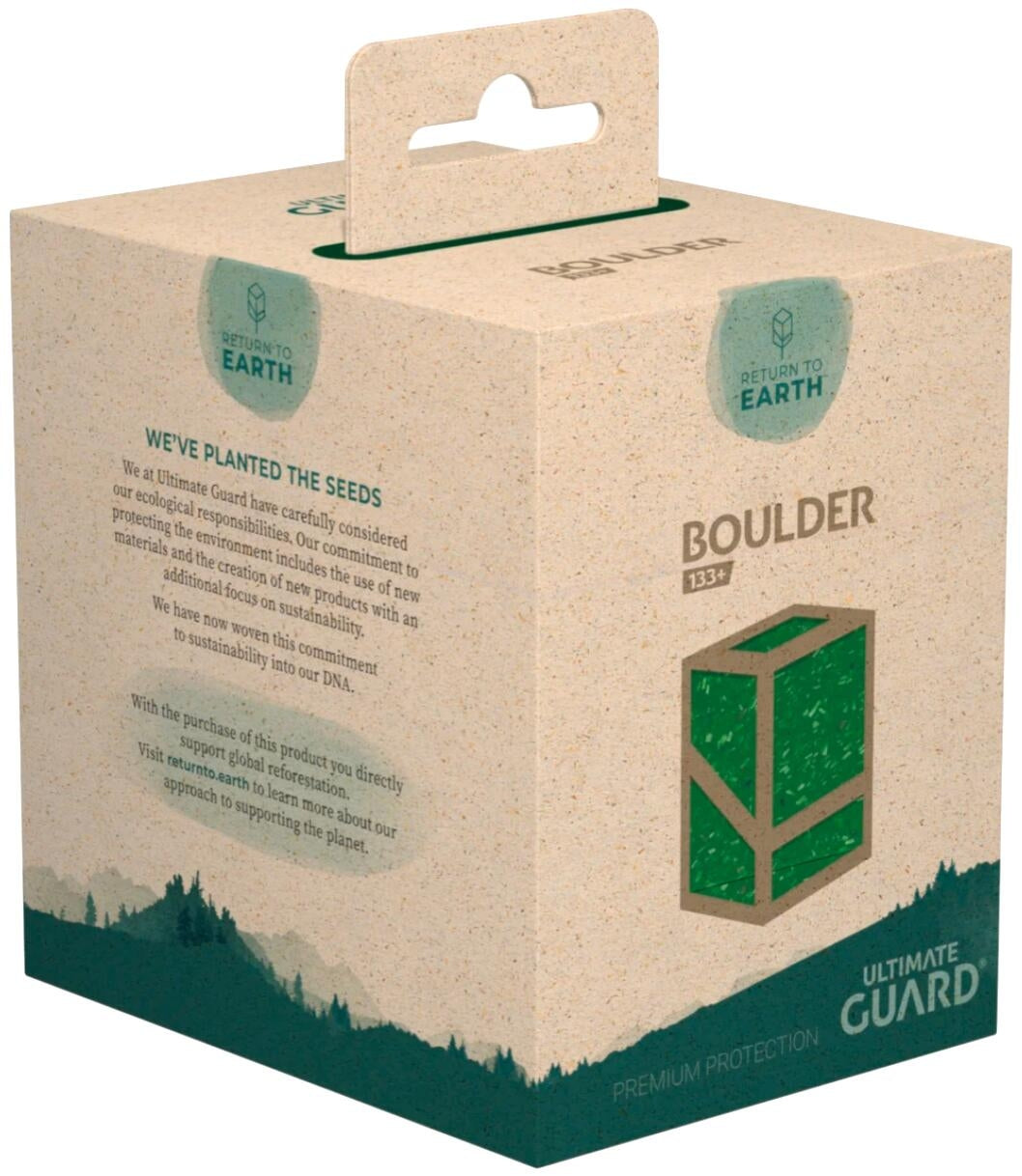 Image for Return to Earth Boulder Deck Case Green (133+) - Deck Boxes