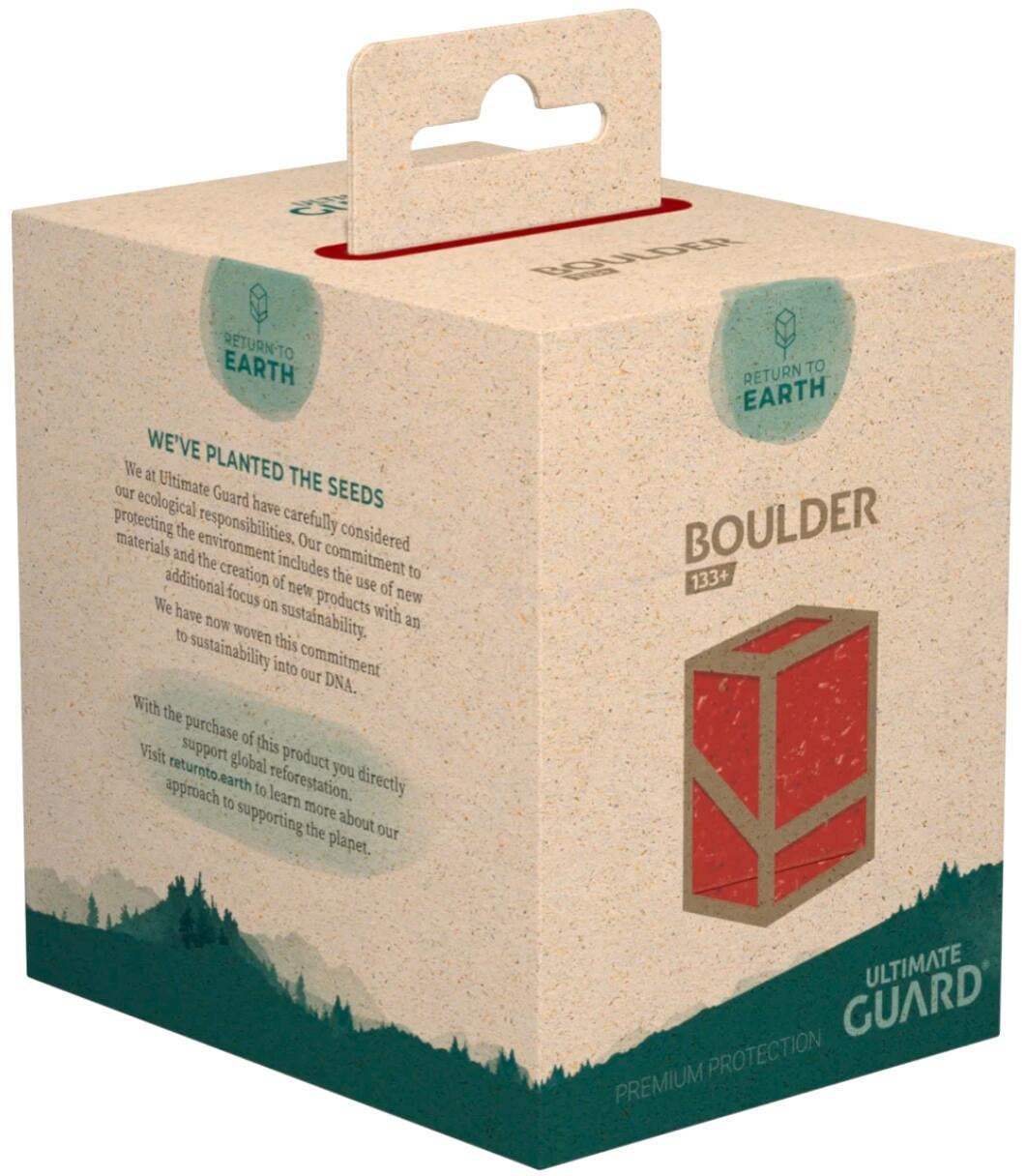 Image for Return to Earth Boulder Deck Case Red (133+) - Deck Boxes