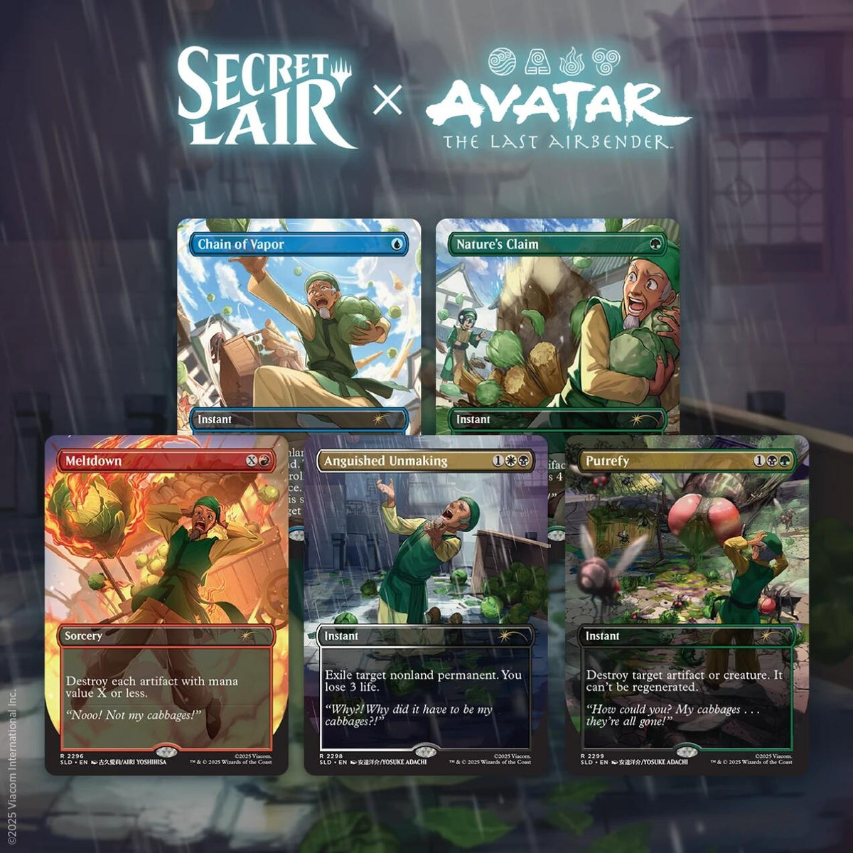 Image for Secret Lair x Avatar: The Last Airbender: My Cabbages! - Non-Foil Edition - Magic: The Gathering