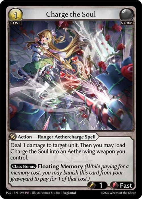 Image for Charge the Soul (098) (Promotional Cards) (P) - Grand Archive TCG