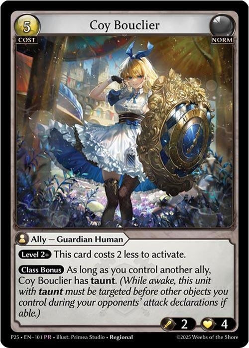 Image for Coy Bouclier (101) (Promotional Cards) (P) - Grand Archive TCG