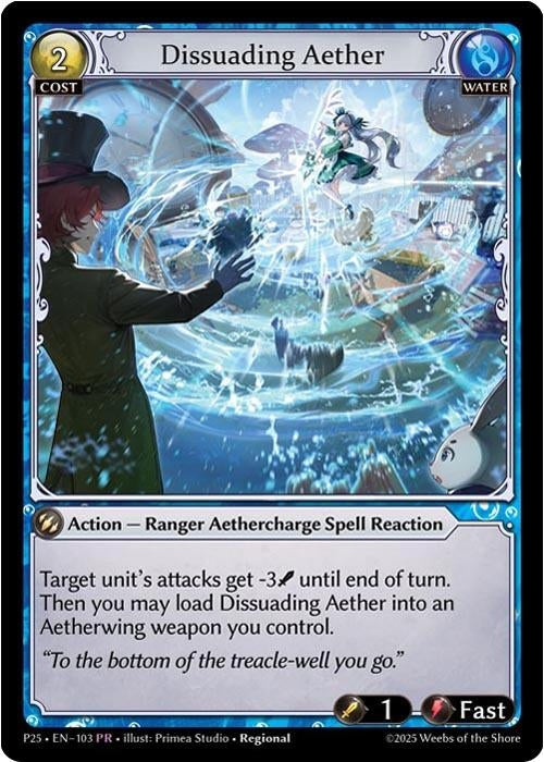 Image for Dissuading Aether (103) (Promotional Cards) (P) - Grand Archive TCG