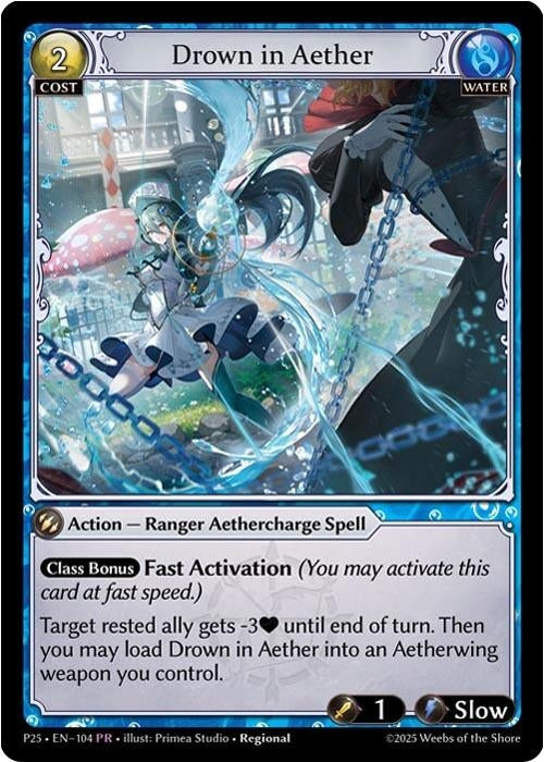Image for Drown in Aether (104) (Promotional Cards) (P) - Grand Archive TCG