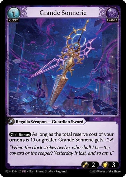 Image for Grande Sonnerie (107) (Promotional Cards) (P) - Grand Archive TCG