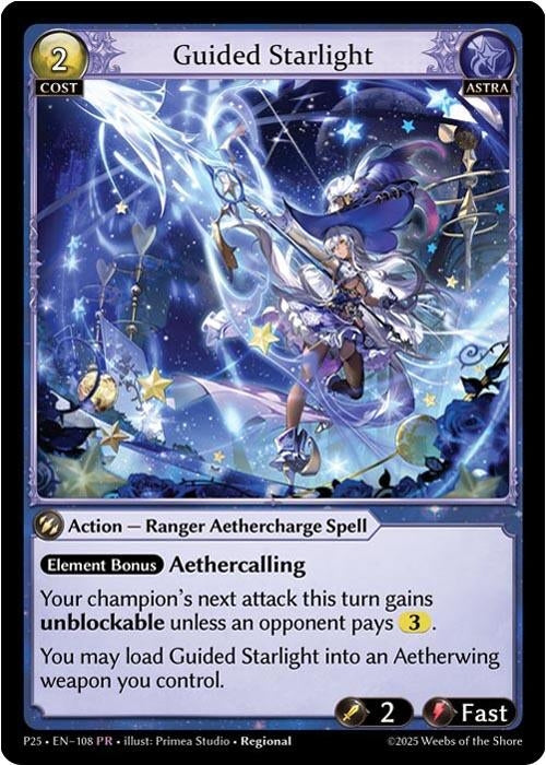 Image for Guided Starlight (108) (Promotional Cards) (P) - Grand Archive TCG