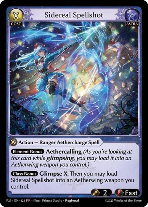Image for Sidereal Spellshot (128) (Promotional Cards) (P) - Grand Archive TCG