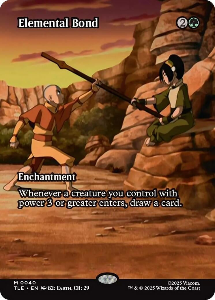 Elemental Bond (Borderless) (40) (Avatar: The Last Airbender: Eternal-Legal)