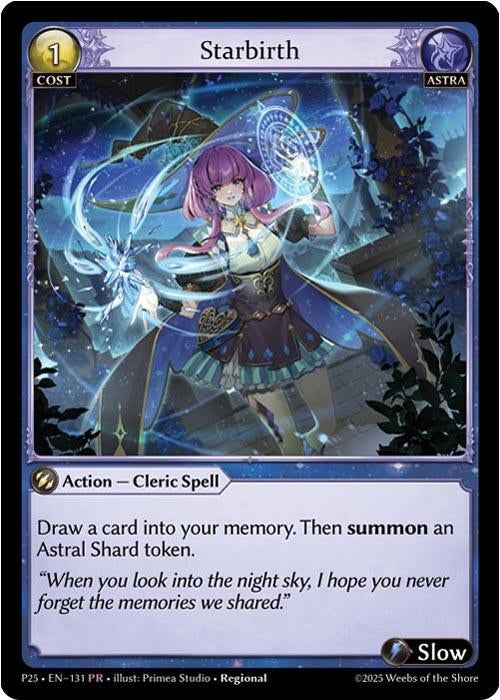 Image for Starbirth (131) (Promotional Cards) (P) - Grand Archive TCG