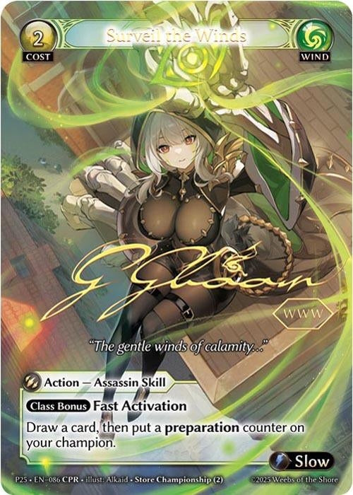 Image for Surveil the Winds (CPR) (086) (Promotional Cards) (P) - Grand Archive TCG