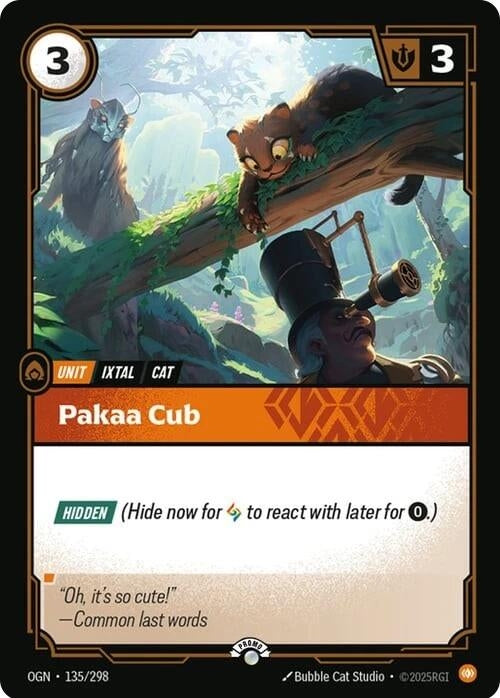 Image for Pakaa Cub (135/298) (Riftbound Organized Play Promotional Cards) (OPP) - Riftbound: League of Legends Trading Card Game