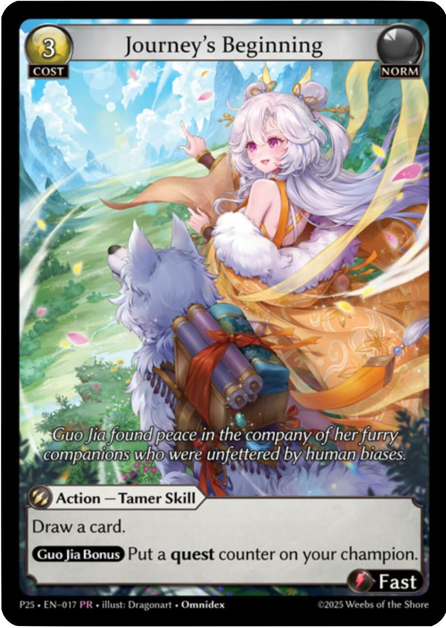 Image for Journey's Beginning (017) (017) (Promotional Cards) (P) - Grand Archive TCG