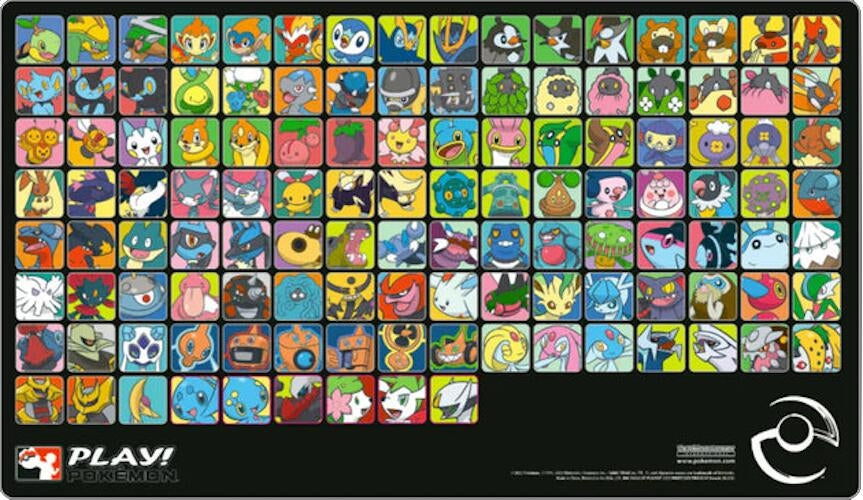 Image for Play! Pokemon Professor Program Sinnoh Playmat - Black - Playmats