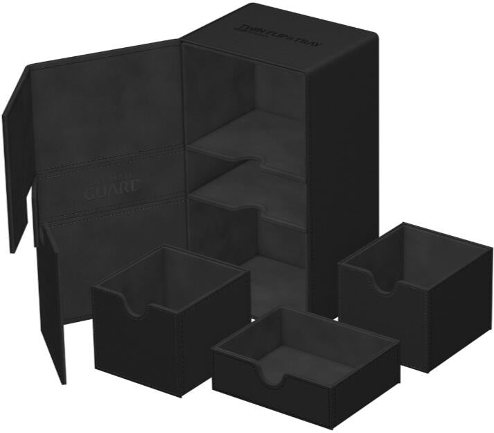 Image for Twin Flip`n`Tray - Black (Holds 200+) - Deck Boxes