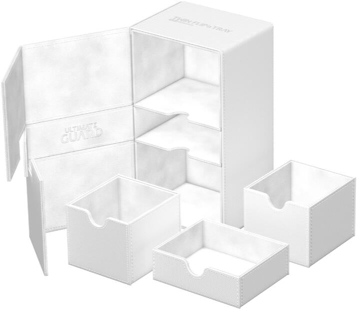 Image for Twin Flip`n`Tray - White (Holds 200+) - Deck Boxes