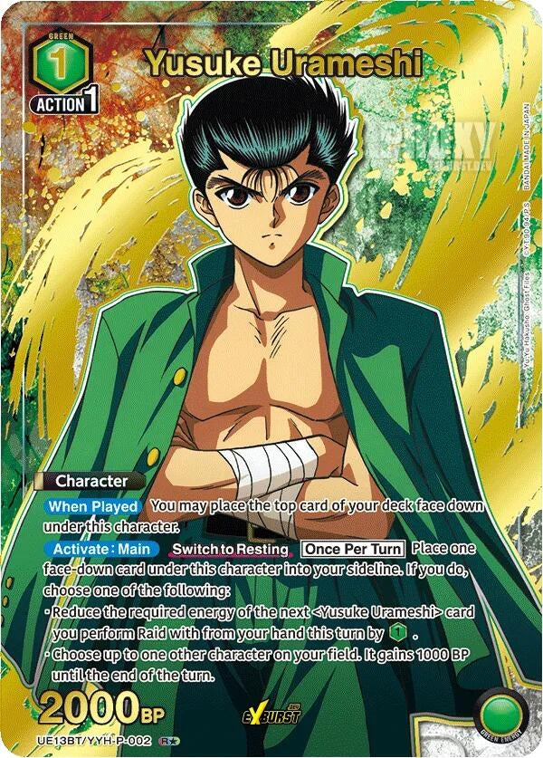 Image for Yusuke Urameshi (002) (R*) (UE13BT/YYH-P-002) (UE13BT: Yu Yu Hakusho: Ghost Files) (UE13BT) - Union Arena