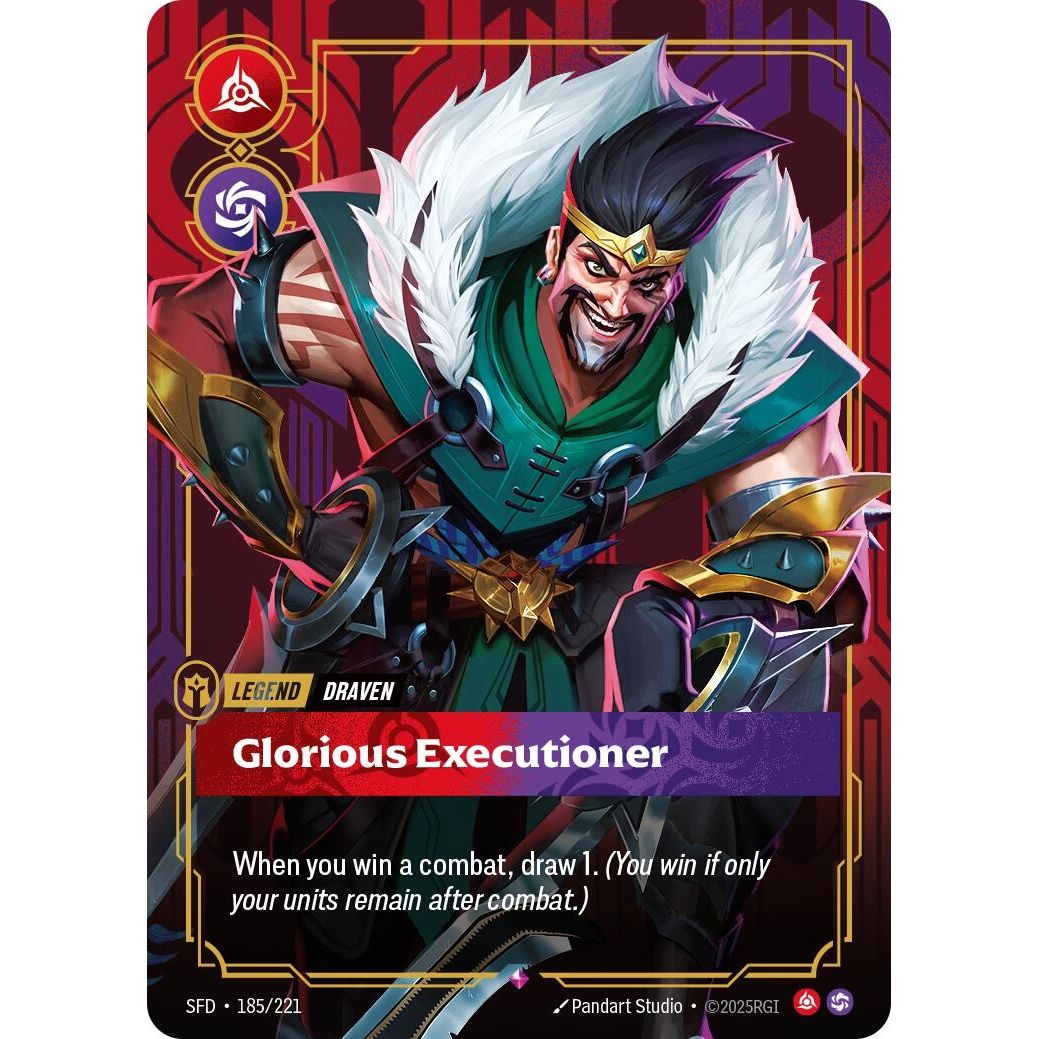 Draven - Glorious Executioner (185/221) (Spiritforged) - PokeBox USA
