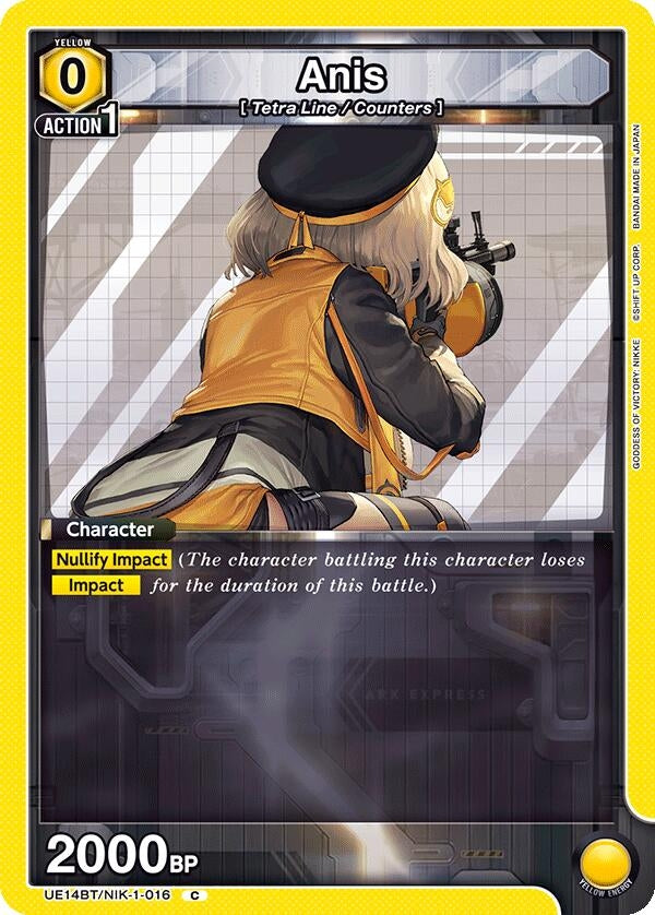Image for Anis (016) (UE14BT/NIK-1-016) (UE14BT: GODDESS OF VICTORY: NIKKE) (UE14BT) - Union Arena
