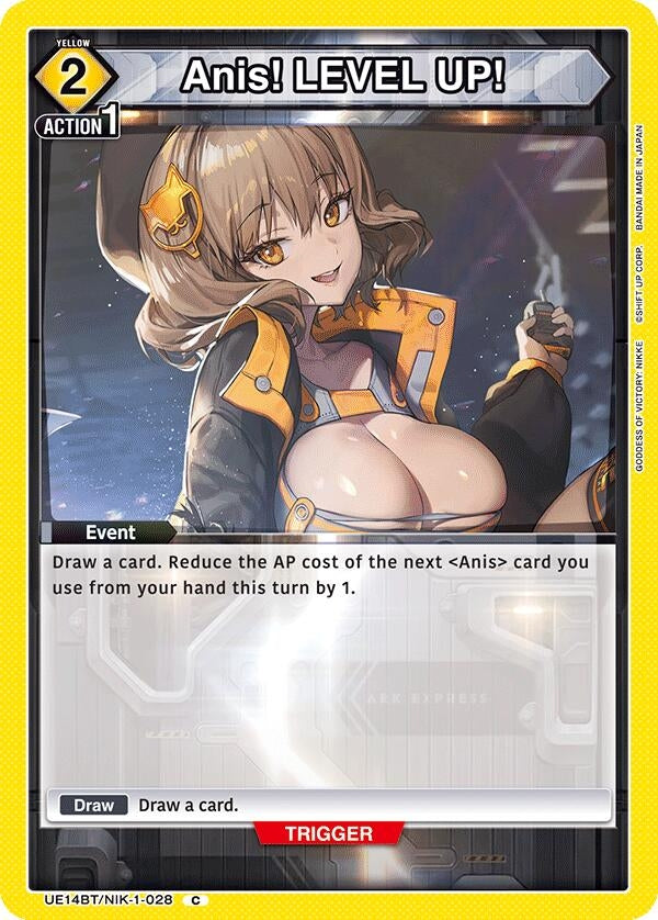 Image for Anis! LEVEL UP! (UE14BT/NIK-1-028) (UE14BT: GODDESS OF VICTORY: NIKKE) (UE14BT) - Union Arena