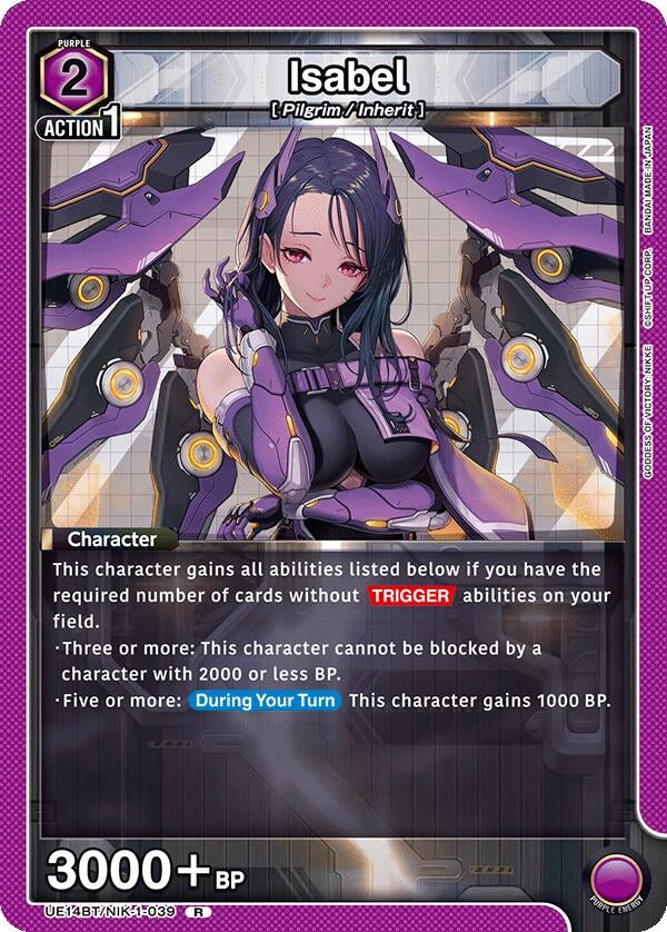 Image for Isabel (039) (UE14BT/NIK-1-039) (UE14BT: GODDESS OF VICTORY: NIKKE) (UE14BT) - Union Arena